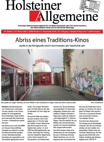 2023 10 25 Holsteiner Allgemeine