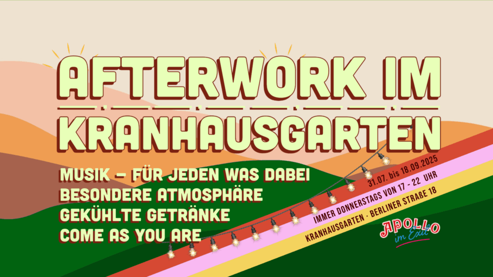 Afterwork Kranhausgarten 8 AKV VA Bild